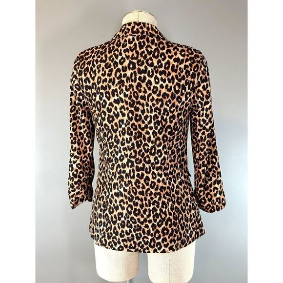 Likely NWT Amelia Notch Lapel Blazer in Leopard Size XS - Picture 4 of 7